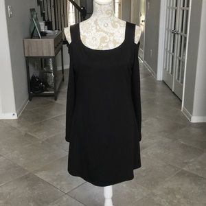 Black Cold Shoulder Dress
